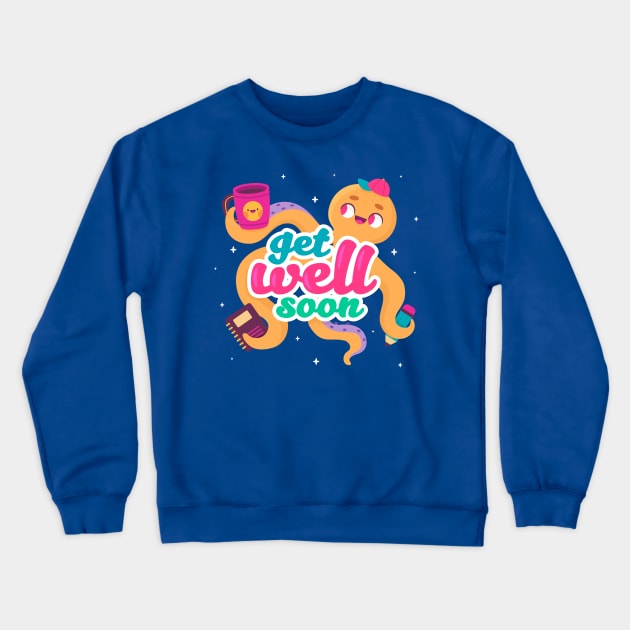 Get Well soon Crewneck Sweatshirt by Mako Design 